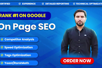 do onpage SEO, and technical optimization of wordpress, wix, squarespace sites