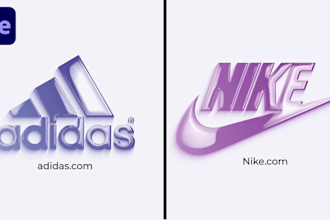 create a glossy and clean logo animation