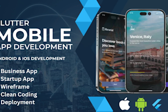 develop ios and android apps using flutter with firebase