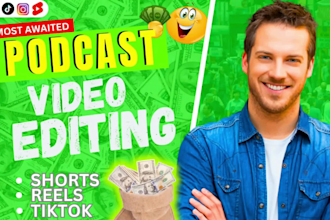 repurpose long podcast to youtube shorts, instagram reels and tiktoks