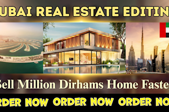 do real estate video editing for dubai realtor and agencies