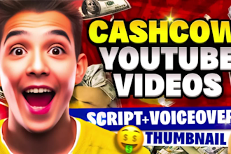 create faceless youtube videos, cash cow video editor
