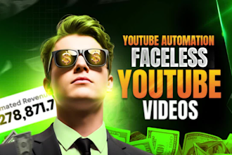be your youtube video editor and faceless video editing expert