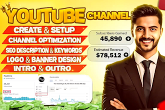 create and setup youtube channel professionally