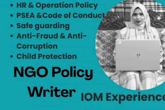draft professional ngo policies and donor compliance documents