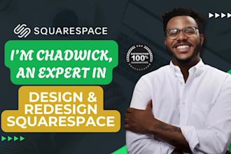 update squarespace website, design or redesign squarespace website development