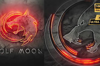 dark epic 3d cinematic logo animation and youtube intro