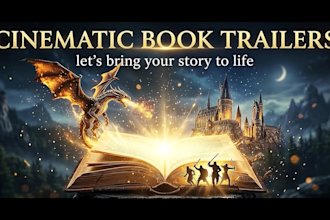 create a cinematic book trailer