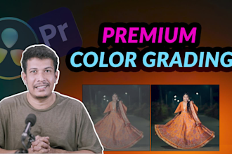 do advanced color grading and correction in davinci resolve