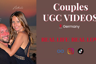 create couple ugc videos for tiktok and meta ads