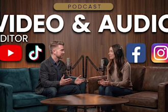 edit podcast video and podcast audio professionally