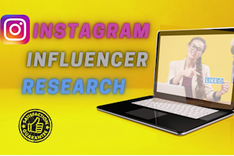 research the best instagram influencers for influencer marketing