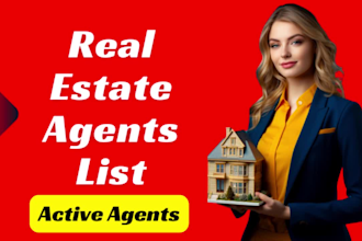 provide real estate agents, realtors emails, and contacts