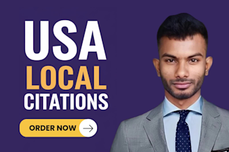 create 300 USA local citations and directory submission