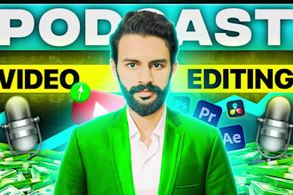 edit video or audio documentary podcast,interview,presentation video editing