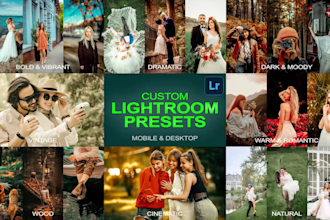 create custom lightroom presets