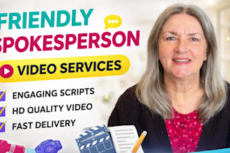 record female spokesperson testimonial video actor spokeswoman ugc testimony