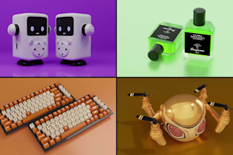 do 3d product modeling and photorealistic rendering in blender