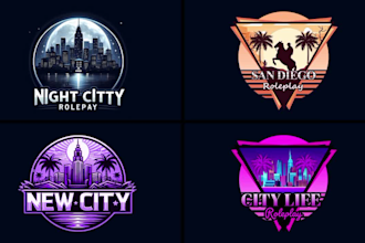 create roleplay logo for fivem or discord server
