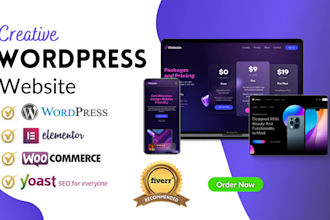 create clean and modern wordpress website redesign