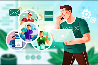 create a custom 2d animated app or website explainer video