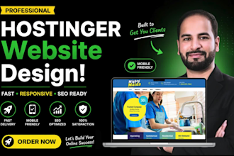 do hostinger website design with hostinger website builder professionally