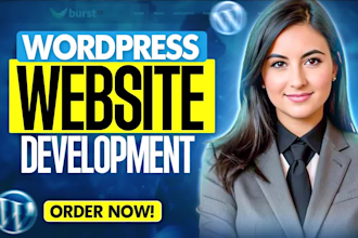 build wordpress website, create blog or website development