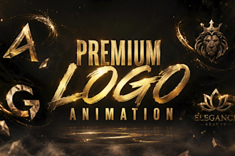 create a premium 4k logo animation for your brand
