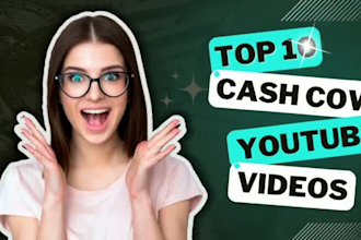 create top 10 cash cow faceless youtube videos