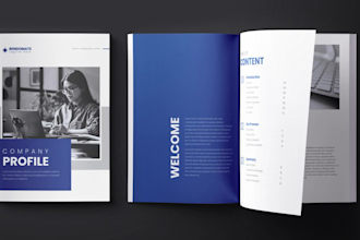 smart company profile, proposal, brochure, and catalog design