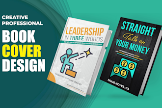 create professional book cover design, ebook cover design, audiobook cover