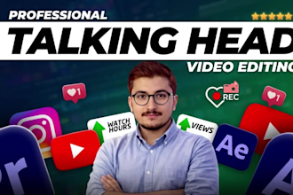 edit engaging talking head videos with b roll, captions and sound effect