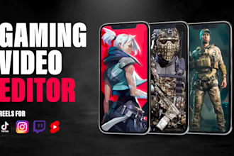 edit a gaming tiktok, instagram reel, youtube shorts