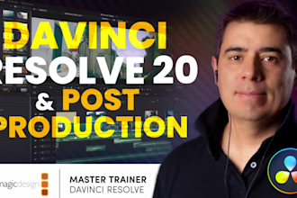 teach davinci resolve 20 master trainer and postproduction specialist