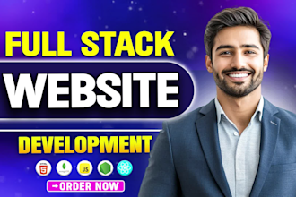 be full stack developer, front end web developer, full stack website development