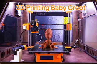 create high quality 3d models ready for 3d printing in stl, fbx, obj formats