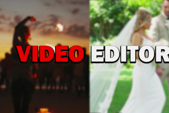 edit wedding video, event, vlog, and teaser video