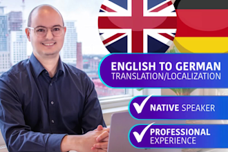 translate your website english to german professionally and natively