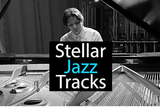 record quality jazz piano tracks