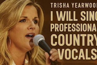 write and sing professional country  vocals