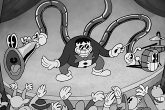 2d rubber hose animation mascot vintage cartoon 1930s retro style cuphead video