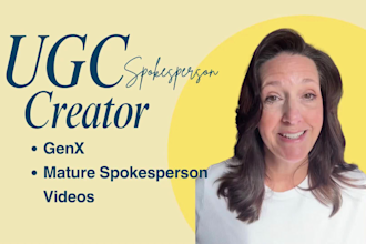 be your authentic mature ugc spokesperson