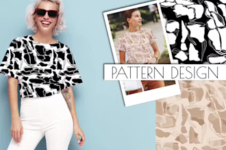 design seamless patterns for textile, fabric prints