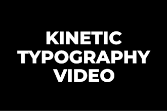 create kinetic typography animation