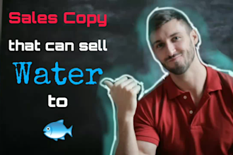 copywrite sales copy for sales pages and landing pages