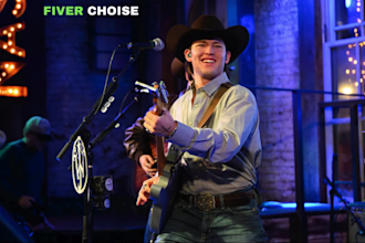 professionally sing a country song as a vetted pro vocalist