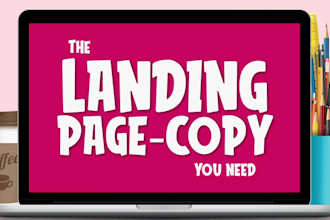 write high converting landing page copy