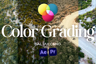 do cinematic color grading and color correction