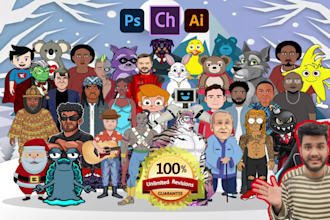 create adobe character animator puppet and file