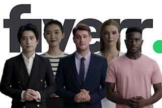 create an ai spokesperson video, animated avatar and ai voiceover